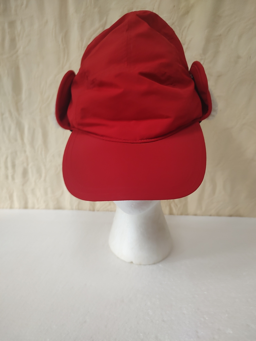 Lands' End Cream Sherpa-Lined Hat
